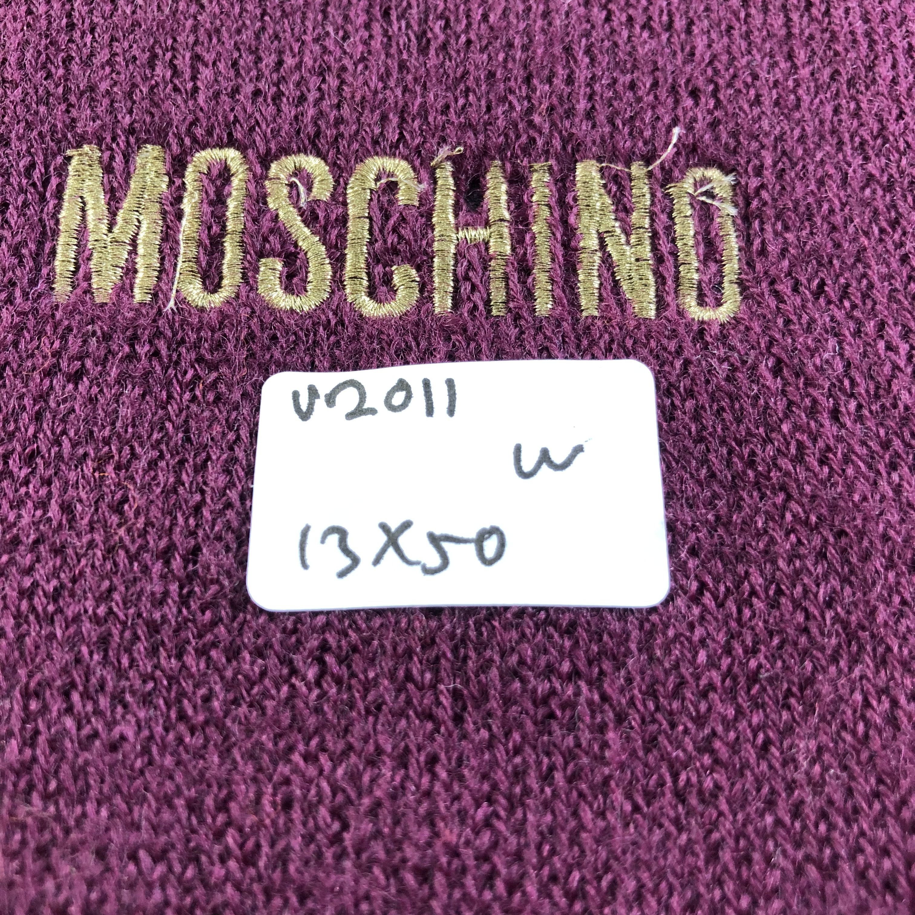 Moschino Moschino Multicolor Wool Bobbles Scarf Muffler V2011 Size ONE SIZE - 7 Thumbnail