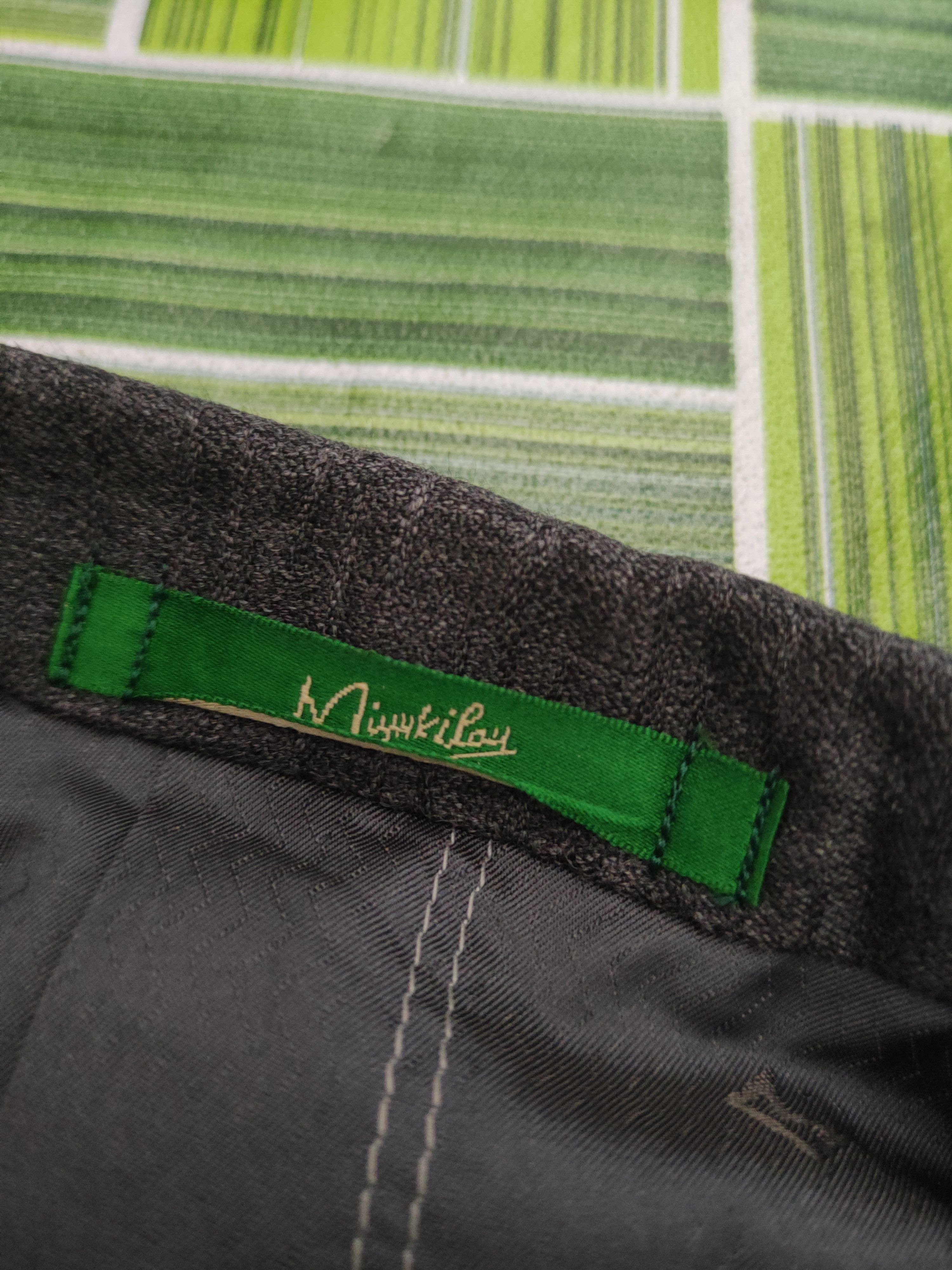Vintage Luxury Vintage 🔥Miyukilan Dark Gray Blazers Size US M / EU 48-50 / 2 - 17 Thumbnail