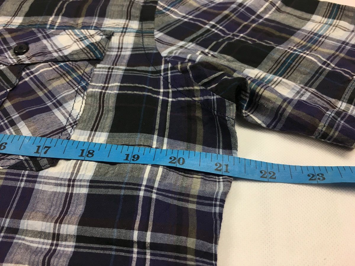 Burberry × Flannel Burberry Black Label Flannel Plaid Checked Double Pocket Size US L / EU 52-54 / 3 - 10 Thumbnail