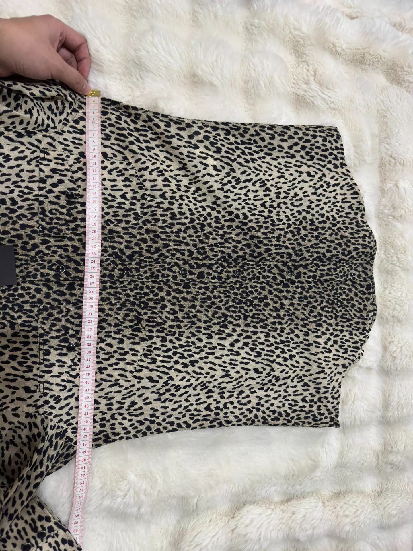 Saint Laurent Paris SAINT LAURENT Hedi Rare Leopard Gem Button Shirt 37 Size US XS / EU 42 / 0 - 8 Thumbnail