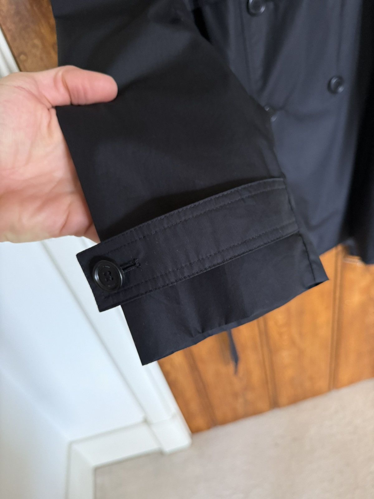 Dior SS10 RARE Dior Homme black mac coat jacket KVA 56 GRAIL Size US XL / EU 56 / 4 - 15 Thumbnail