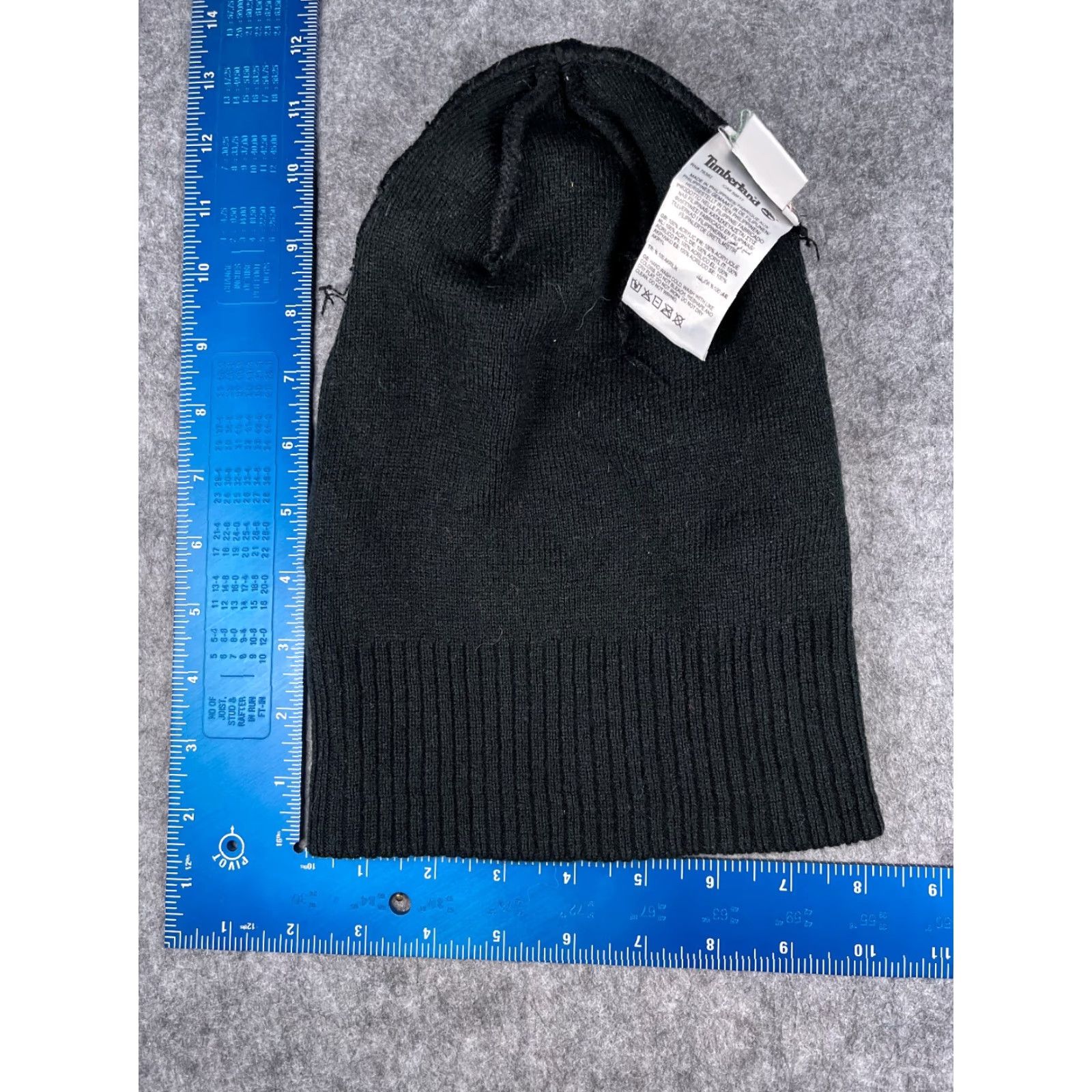 Timberland Timberland Beanie Beanie Adult One Size Black Knit 100% Acrylic Ski Hike Camp Unisex Mens Womens Size ONE SIZE - 6 Thumbnail