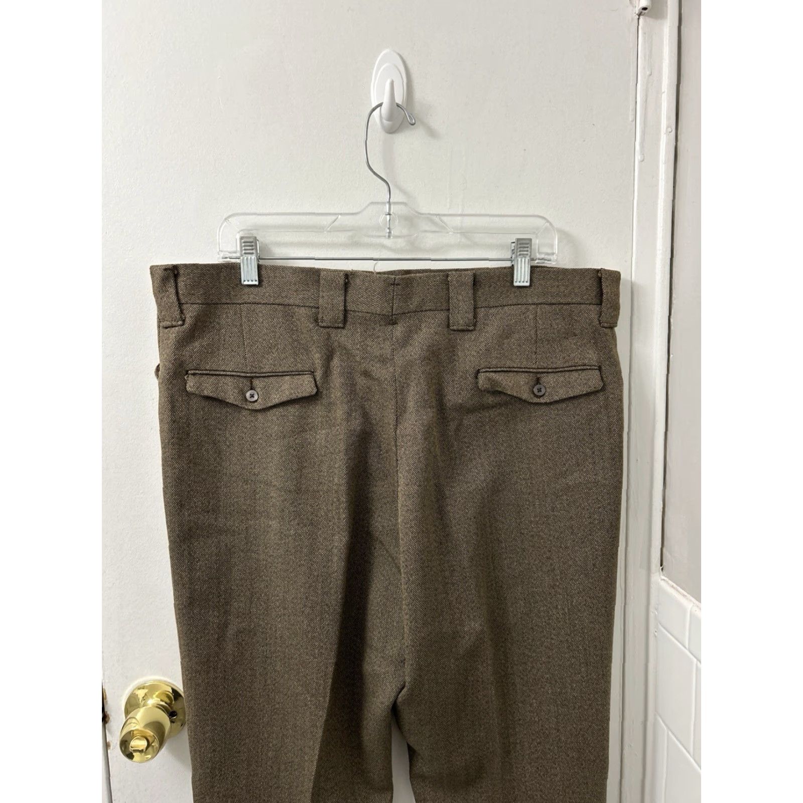 Levi's VINTAGE Levi's Sta Prest Slacks Pants Mens Sz 38x29 Brown Mr Levi's Trousers Size US 38 / EU 54 - 6 Thumbnail