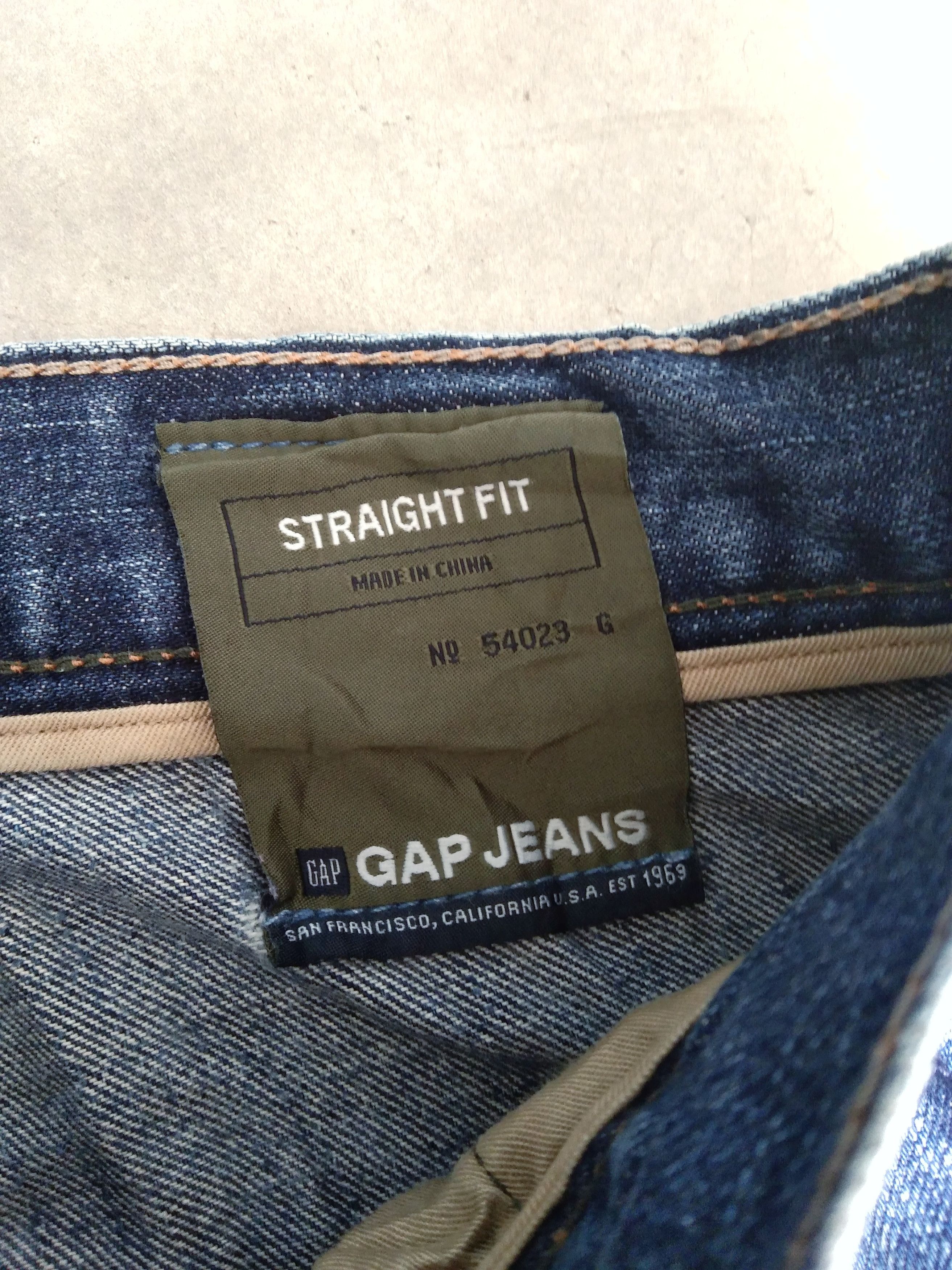 Gap Vintage Gap Straight Leg Button Fly Blue Washed Jeans 30x30 Size US 30 / EU 46 - 9 Thumbnail