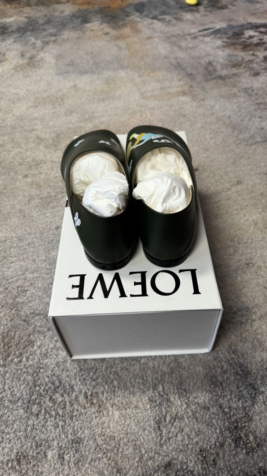 Loewe Loewe x Suna Fujita Toy Printed Leather Slippers Size US 6 / EU 39 - 8 Thumbnail