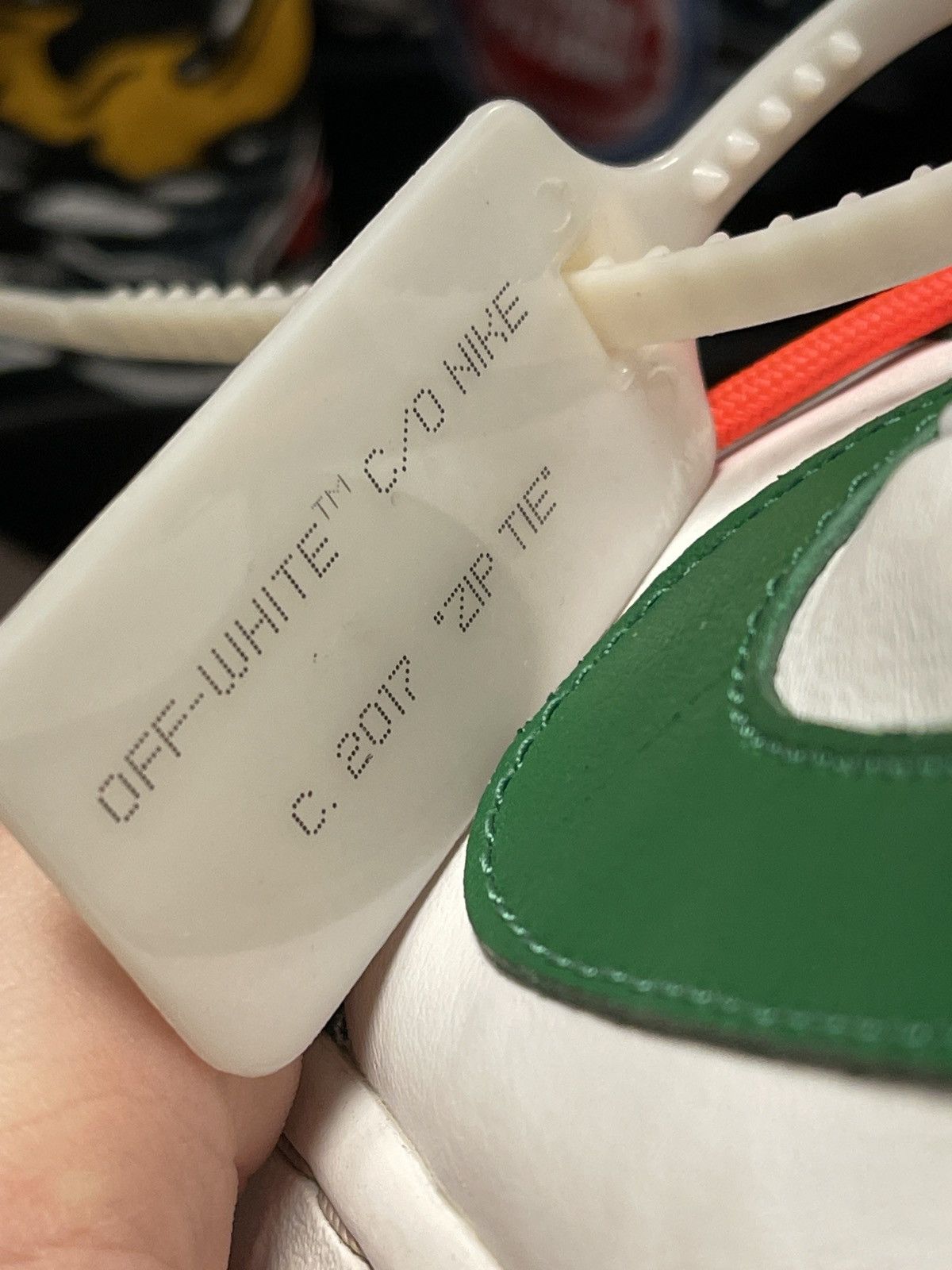 Off-White Size 12 - Off White x Nike Dunk Low Pine Green CT0856-100 Size US 12 / EU 45 - 17 Thumbnail