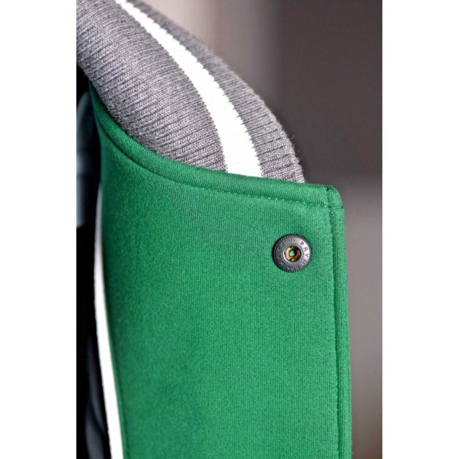 Nike NIKE Men Team Green Letterman Jacket | Small | MSRP: $232 Size US S / EU 44-46 / 1 - 6 Thumbnail