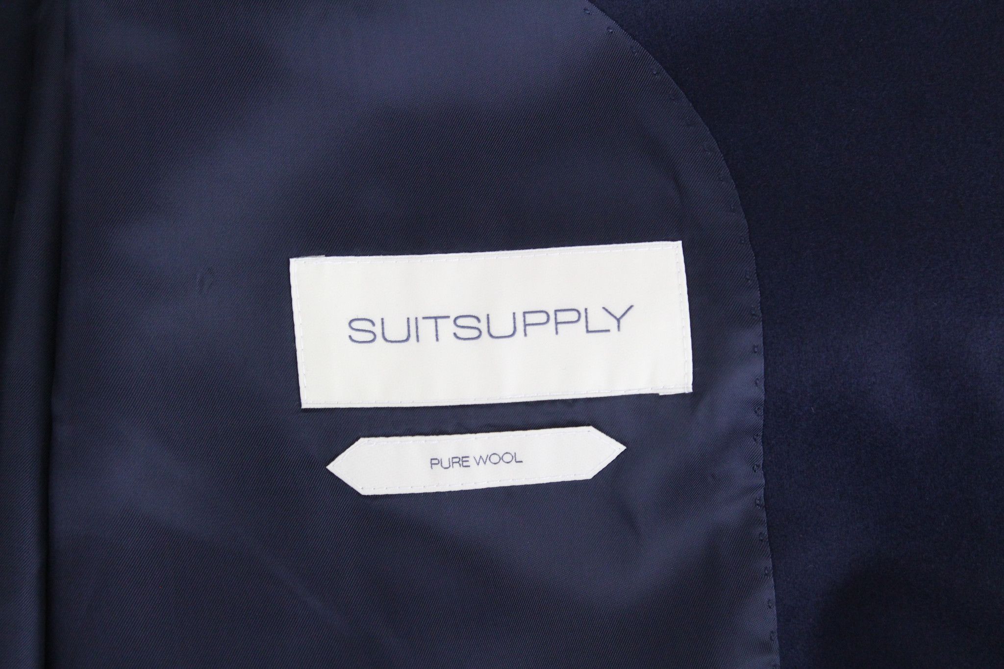 Suitsupply VICENZA UK52R Dark Blue Wool Coat 66764 Size US XXL / EU 58 / 5 - 6 Thumbnail