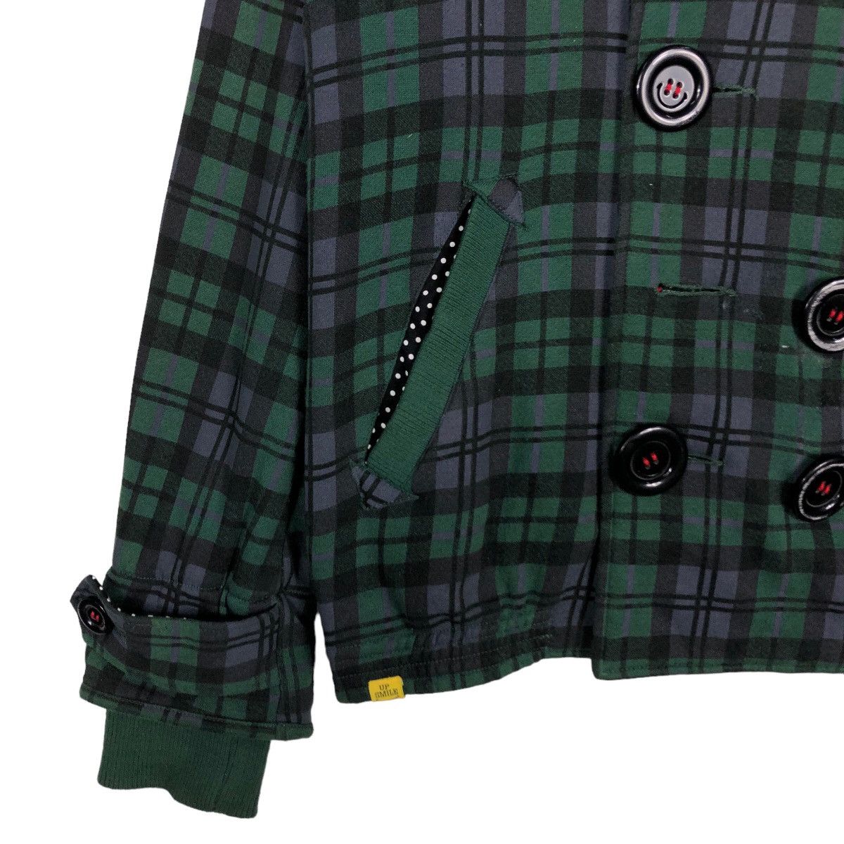 Japanese Brand 🔥Punk Design Tartan Design Up Smile Japan Jacket Kapital Size US L / EU 52-54 / 3 - 4 Thumbnail