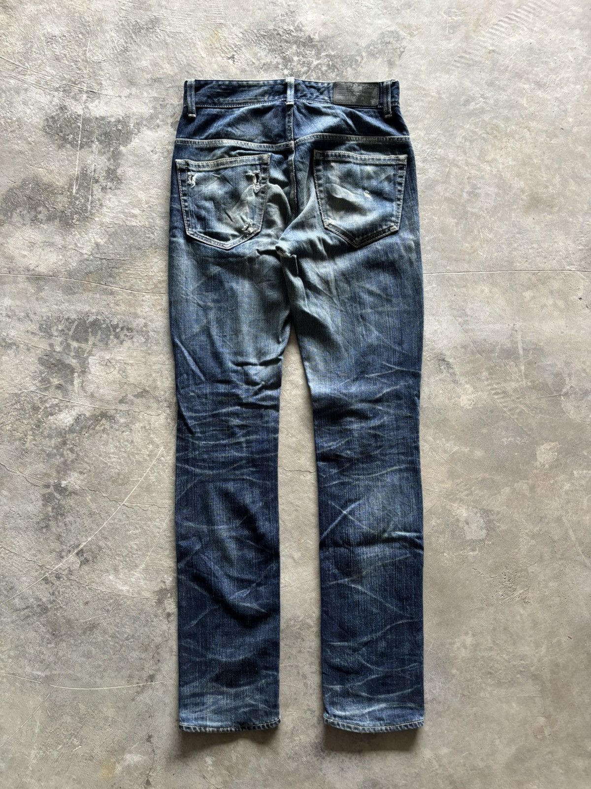 Murder License MURDER LICENSE skinny slim japanese distressed whiskered Size US 29 - 13 Thumbnail