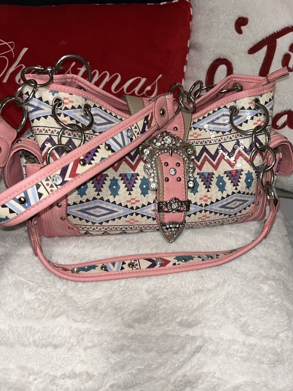 Other Cowgirl Rhinestone Purse Trendy Conceal Carry Bag Size ONE SIZE - 1 Thumbnail