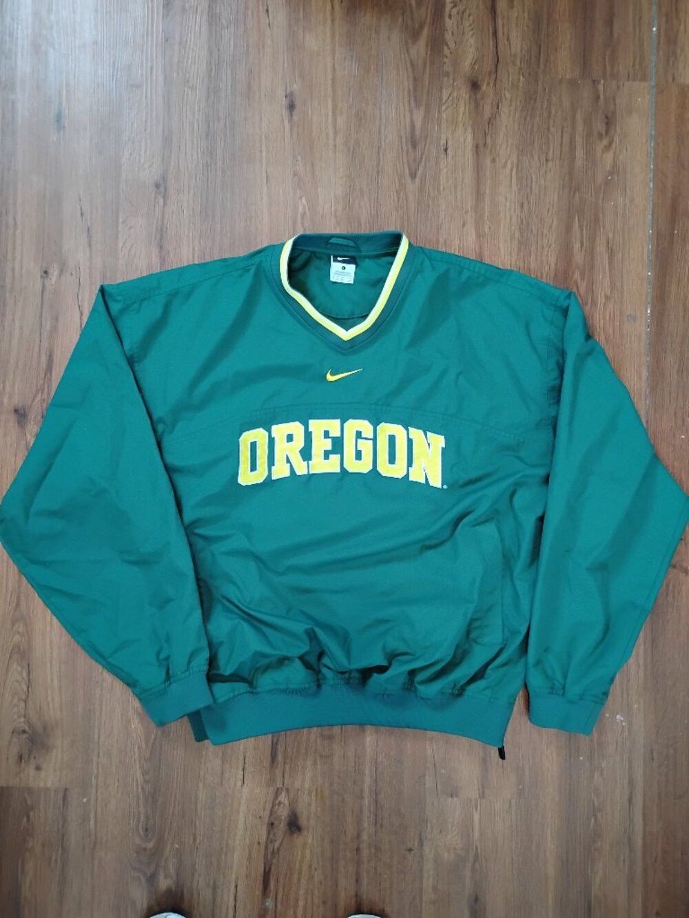 Nike Vintage Nike Mid Swoosh Oregon Ducks Windbreaker Jacket Size US L / EU 52-54 / 3 - 2 Thumbnail