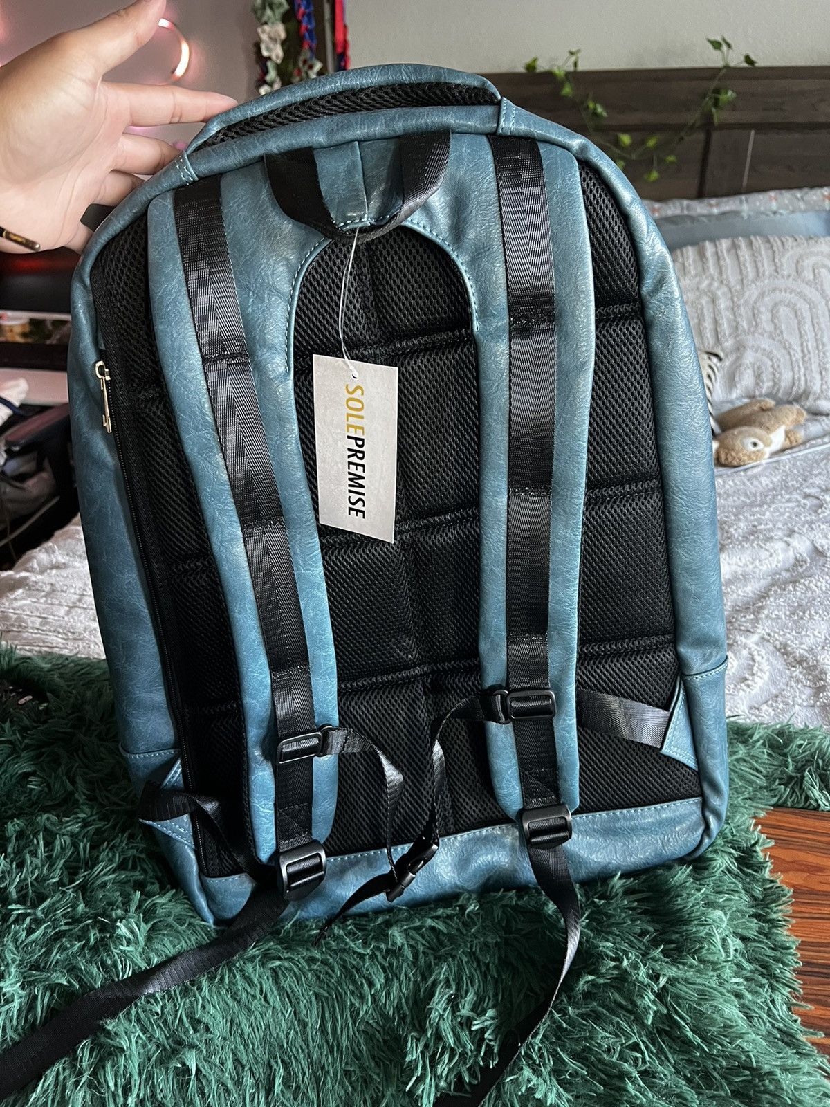Leather Sole Premise Sneaker Backpack