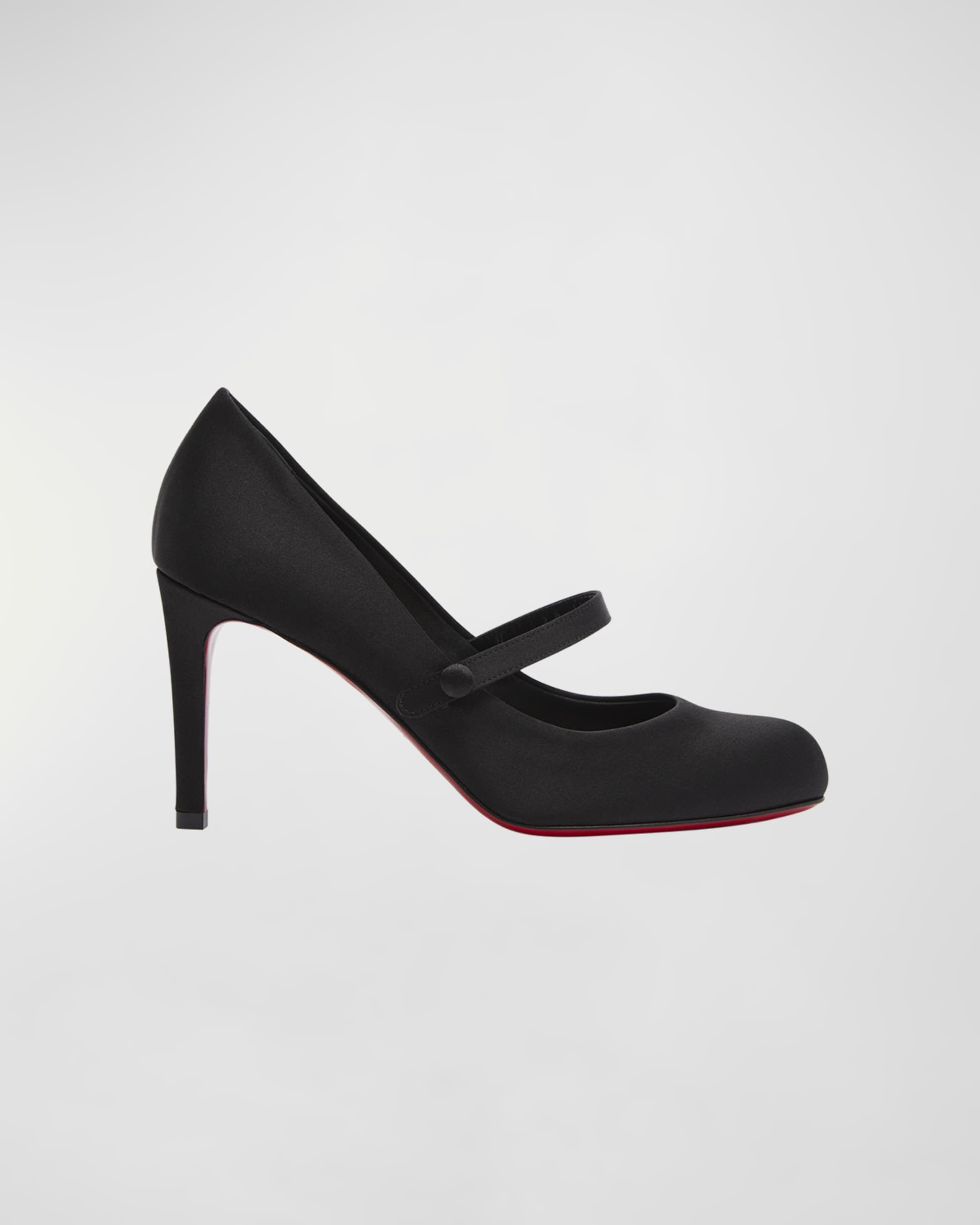 Christian Louboutin o1s1wg110924 Pumppie Wallis in Black Size US 8 / IT 38 - 1 Thumbnail