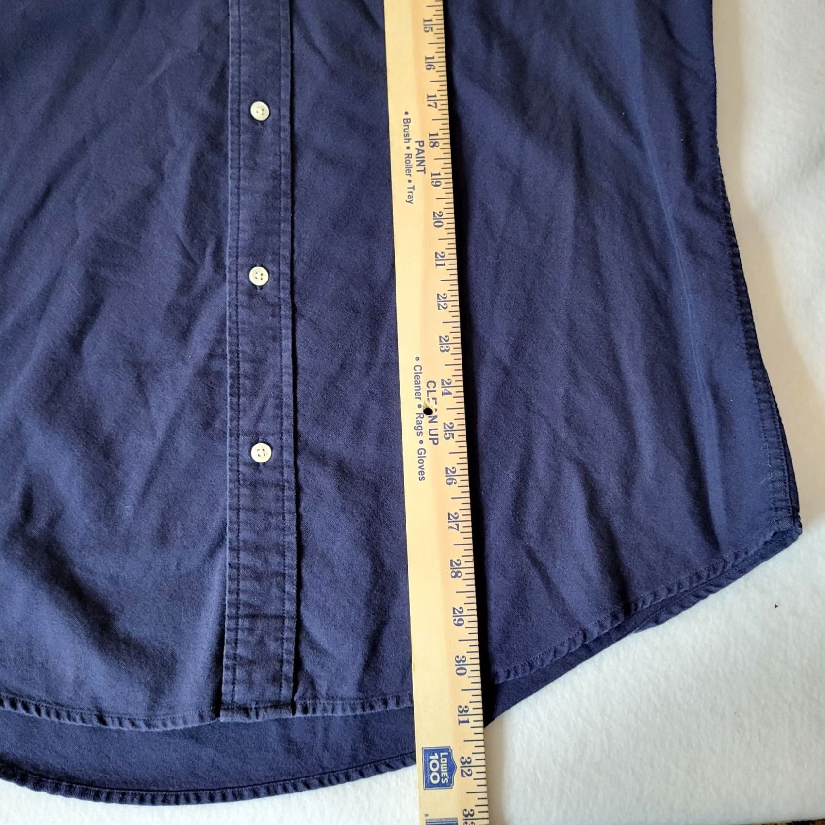 Ralph Lauren RALPH LAUREN JEANS CO. Men’s navy blue cotton button up shirt L/G Size L Casual Classic Button-Down Collar Mens Regular Fit Knit Blue Size US L / EU 52-54 / 3 - 5 Thumbnail