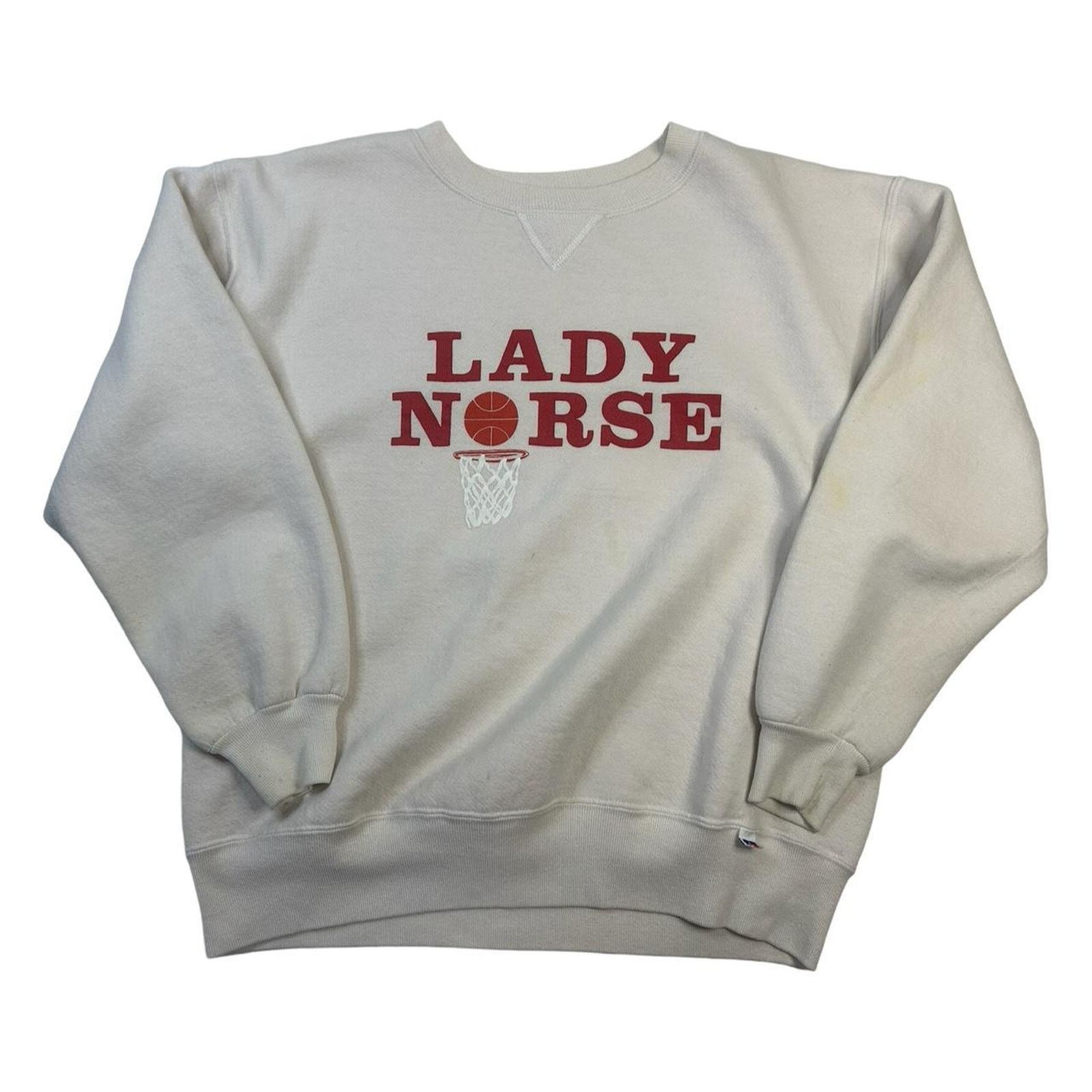 Russell Athletic Vintage crewneck sweatshirt 80s lady norse sz XL Russell Size XL / US 12-14 / IT 48-50 - 1 Thumbnail