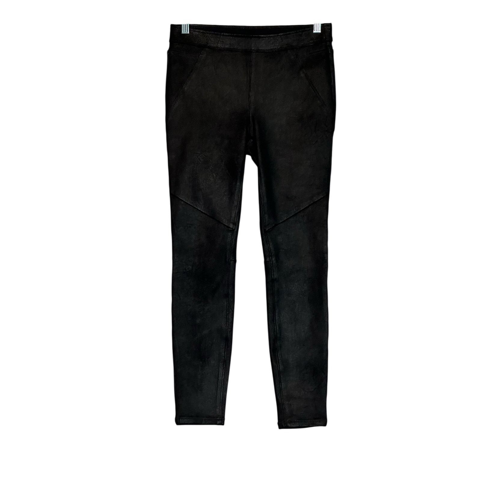 Free People Free People Faux Suede Leather Moto Leggings Pants Size 4 Size 27" / US 4 / IT 40 - 1 Thumbnail
