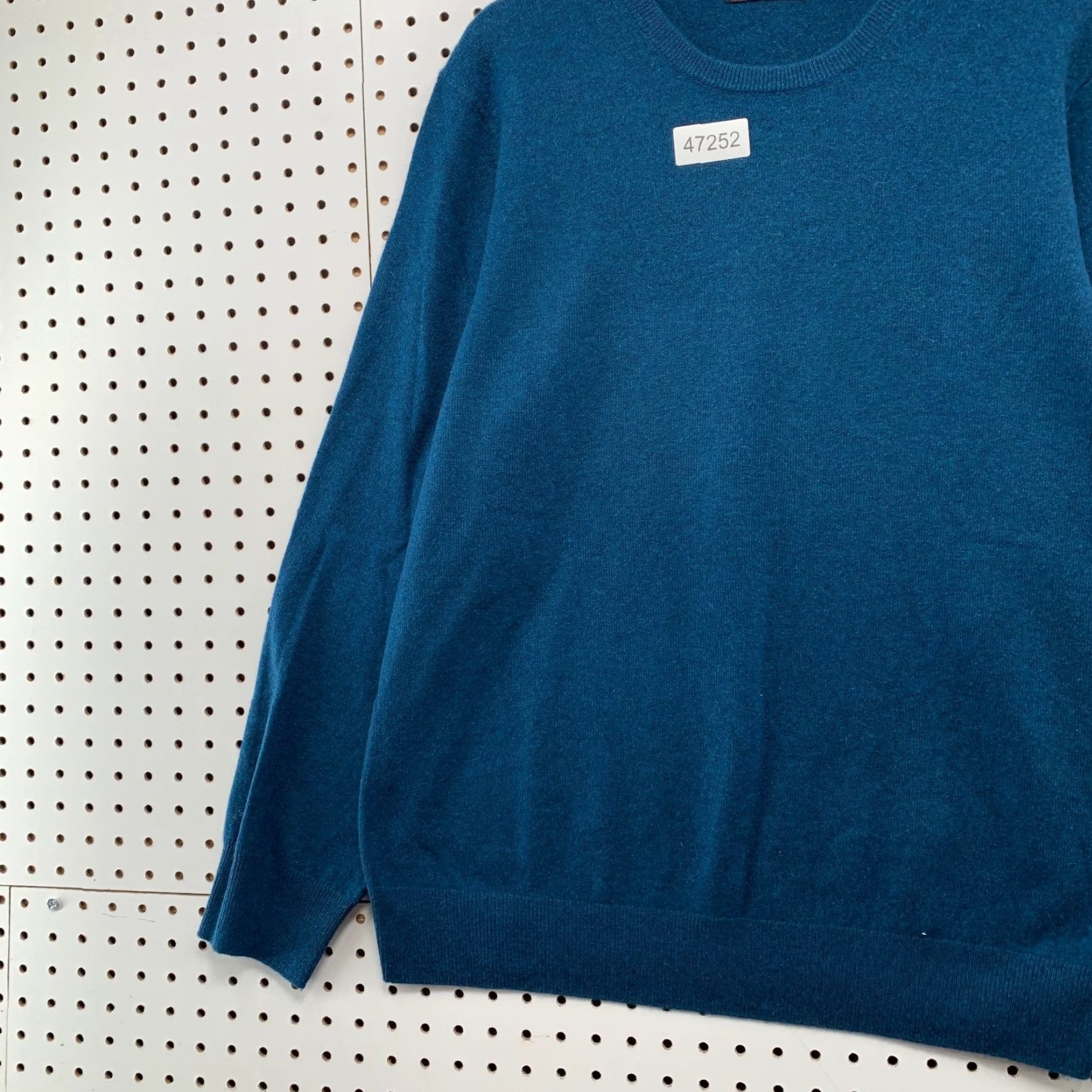 Naadam 100% Cashmere Sweater Mens XL Blue Crewneck Soft Cozy Business Work Shirt