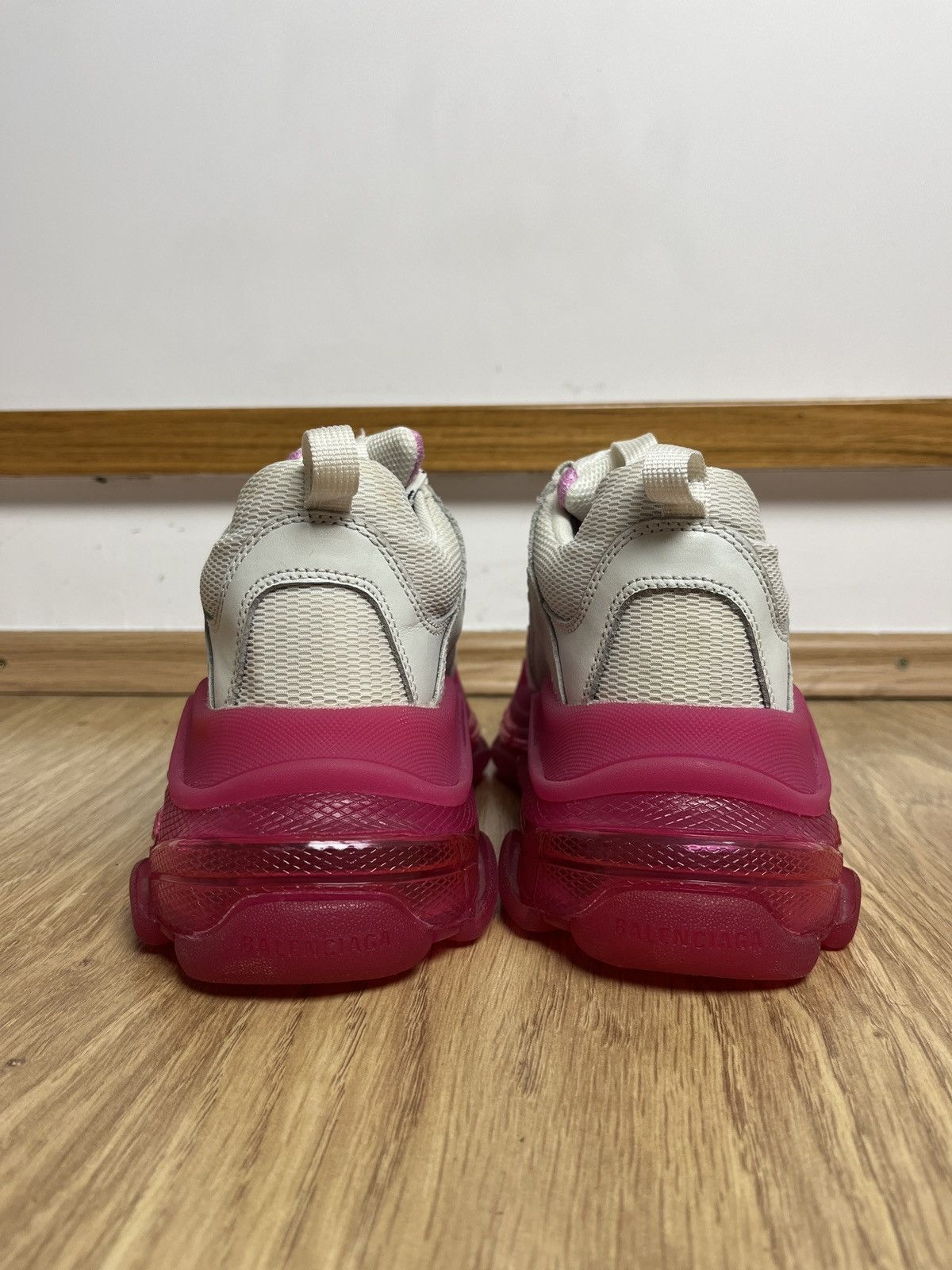 Balenciaga DDP Balenciaga Triple S Pink White Women's Sneakers Size US 9 / IT 39 - 3 Thumbnail