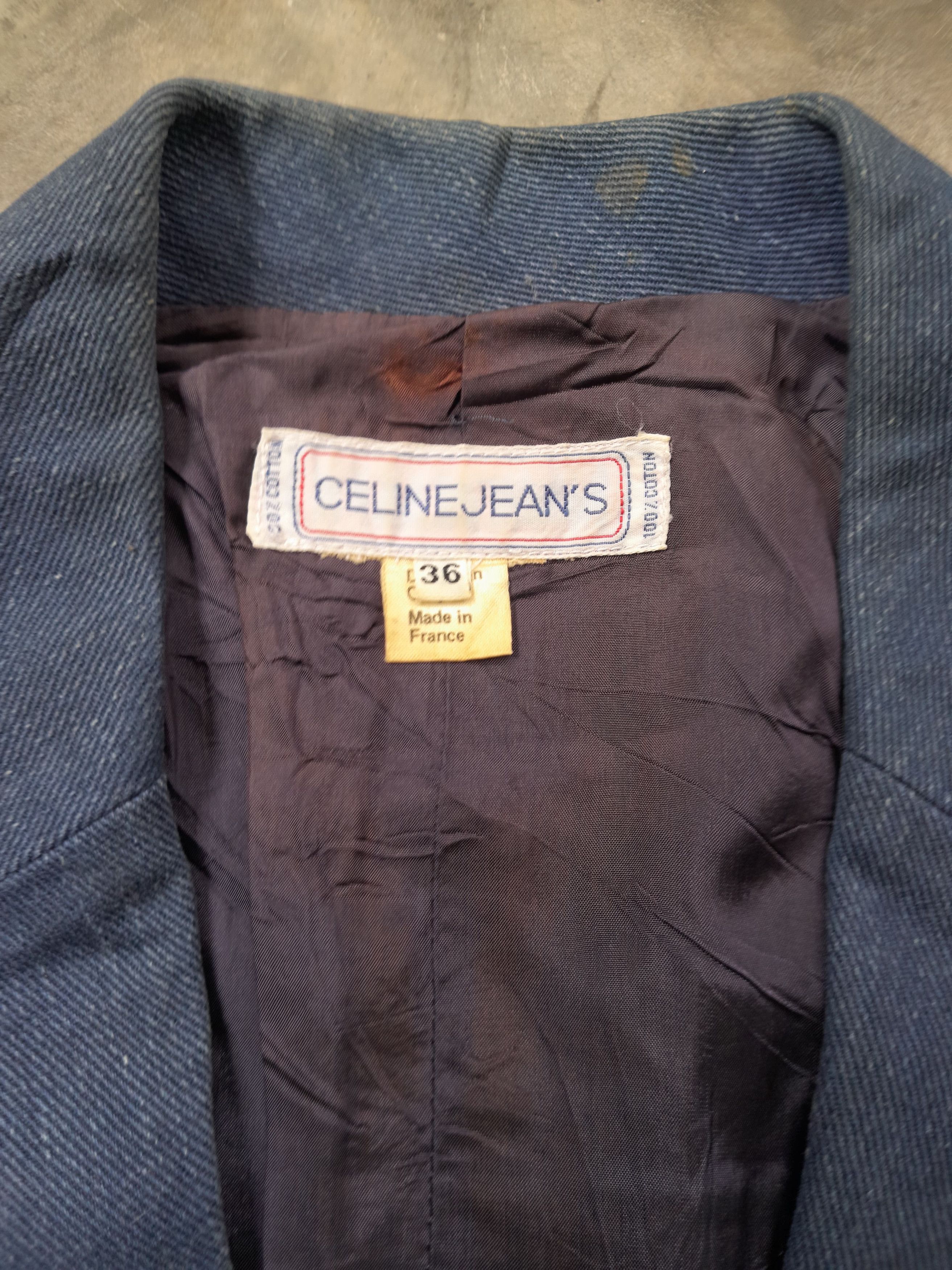 Celine RARE Celine Jeans Blazer Size M / US 6-8 / IT 42-44 - 5 Thumbnail