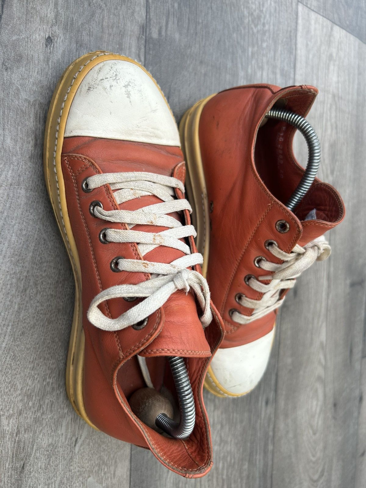 Rick Owens Rick Owens Mainline Ramones Low-Top Sneakers Size US 7 / EU 40 - 3 Thumbnail