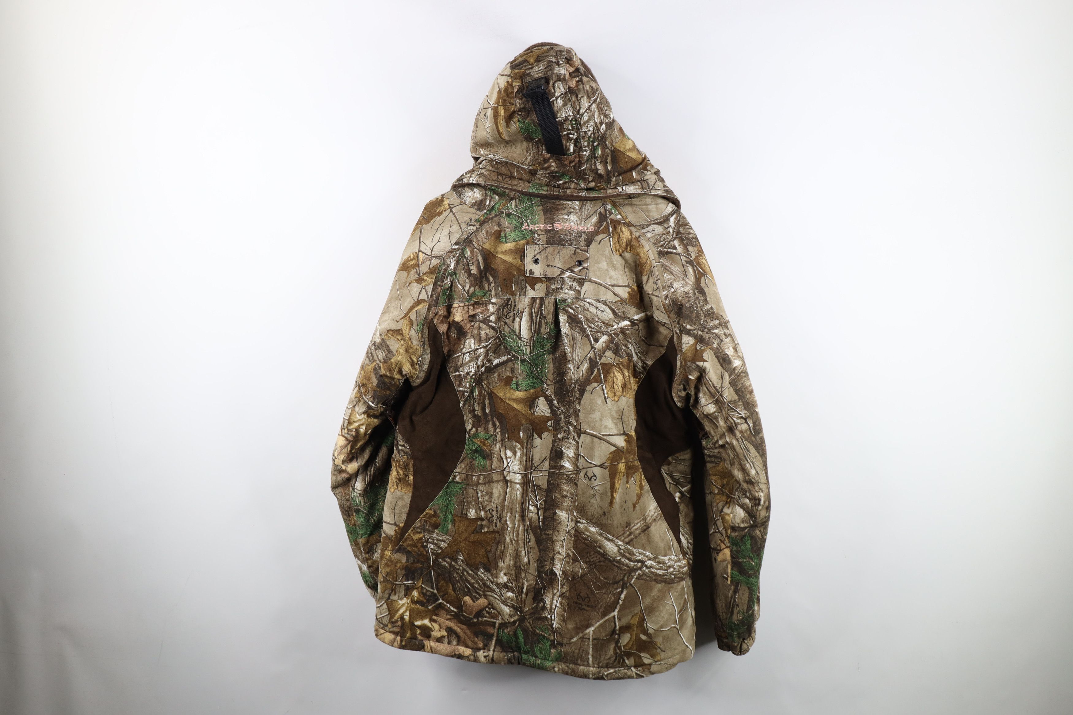 Vintage Vintage Streetwear Chamois Cloth Camouflage Hooded Jacket Size L / US 10 / IT 46 - 13 Thumbnail