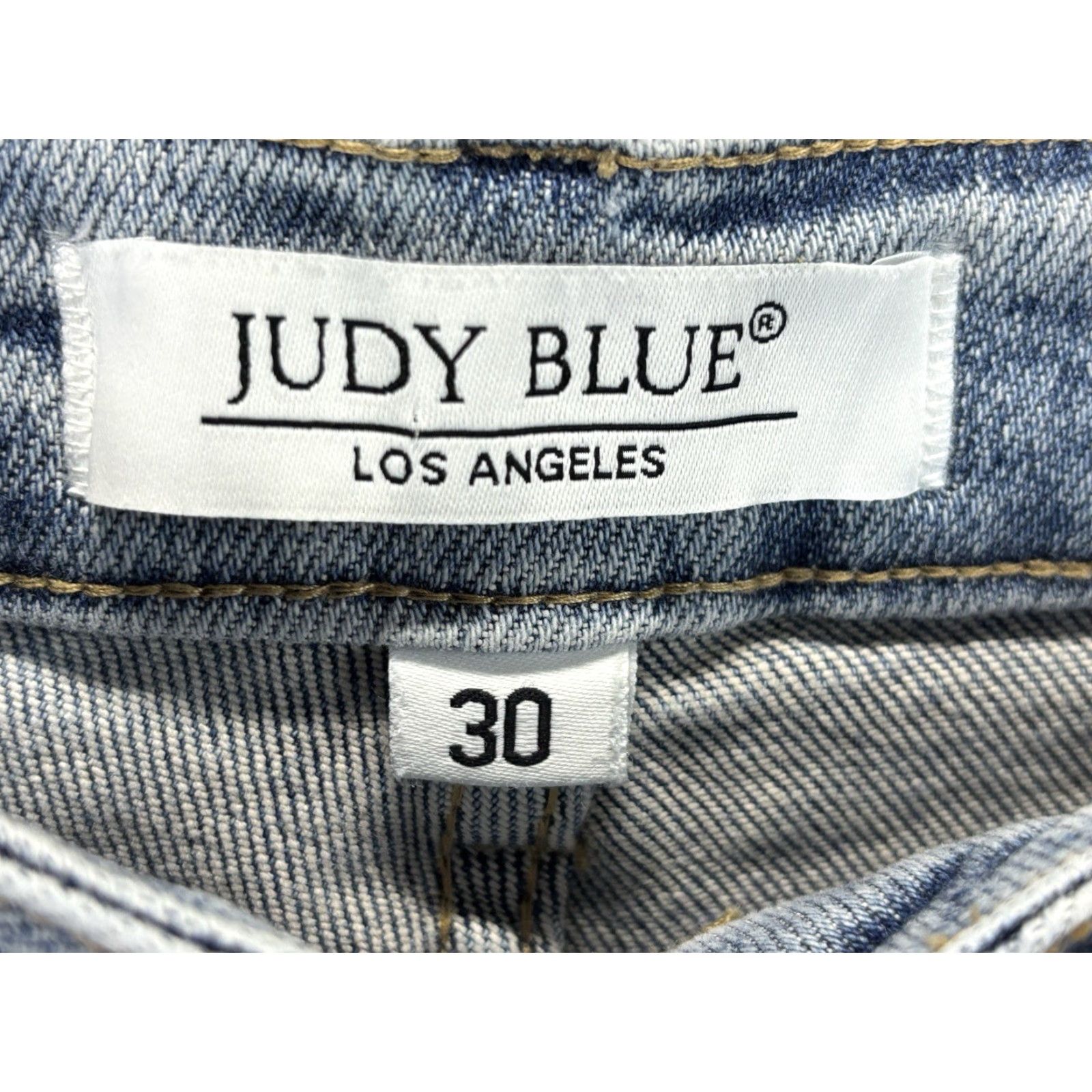 Denime Judy Blue Jeans Slim Fit 30 Women's Light Wash Blue Denim Skinny Stretch 5-Pocket City Preppy Vintage? No vintage. Size 30" / US 8 / IT 44 - 5 Thumbnail