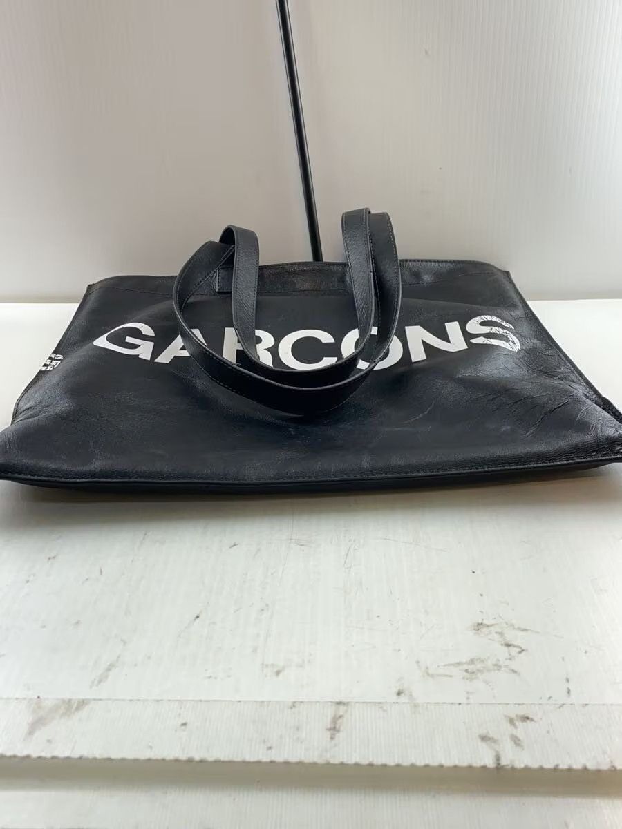 Comme des Garcons Logo Cowhide Leather Tote Bag Size ONE SIZE - 4 Thumbnail