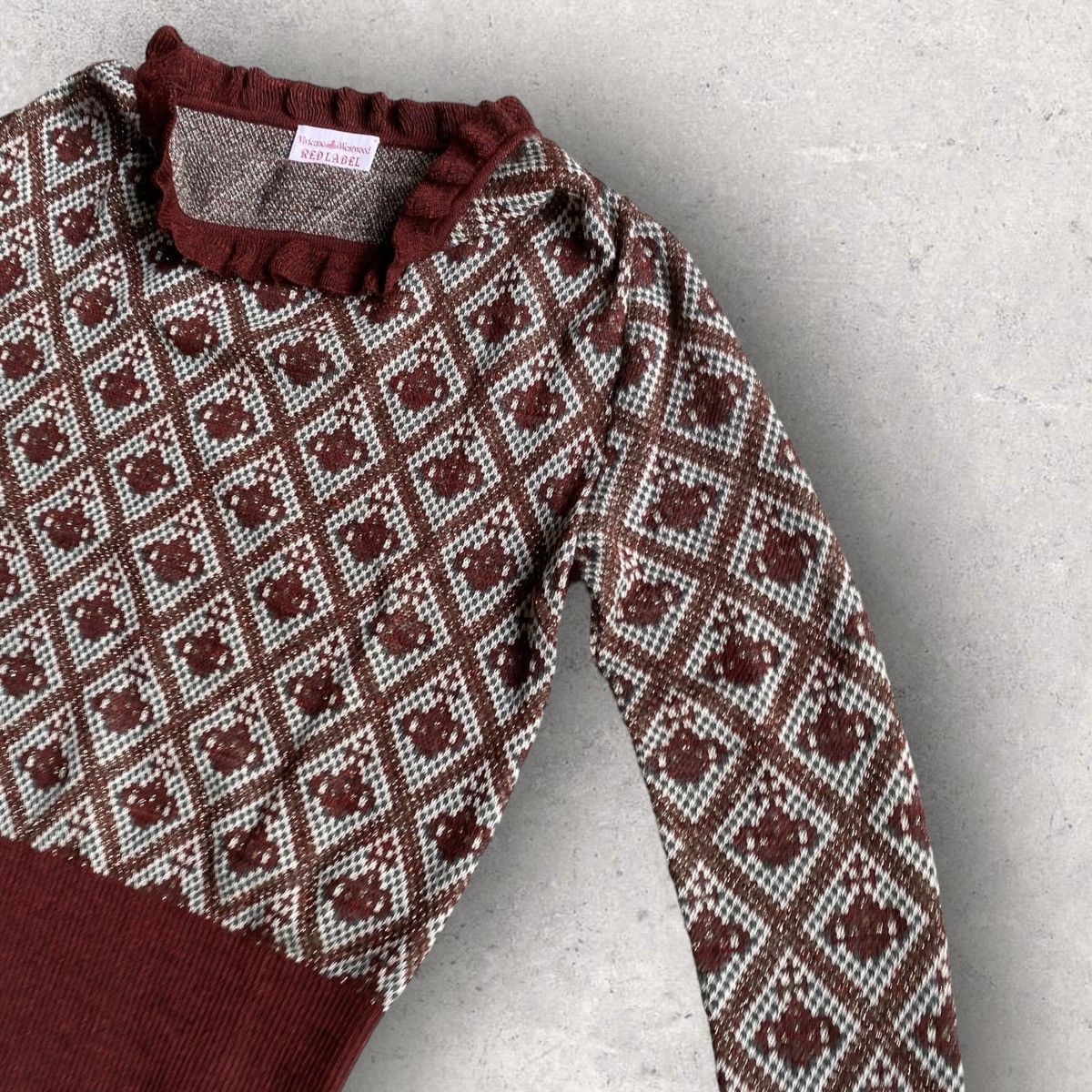 Vivienne Westwood VW Red Label Glitter Orb Cowl Collar Sweater Size M / US 6-8 / IT 42-44 - 6 Thumbnail