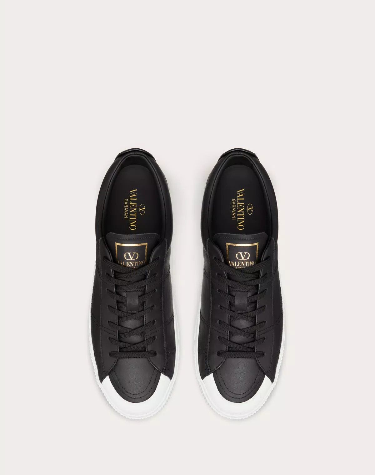 Valentino oc11z0625 Cityplanet Calfskin Sneaker in Black Size US 6 / EU 39 - 4 Thumbnail