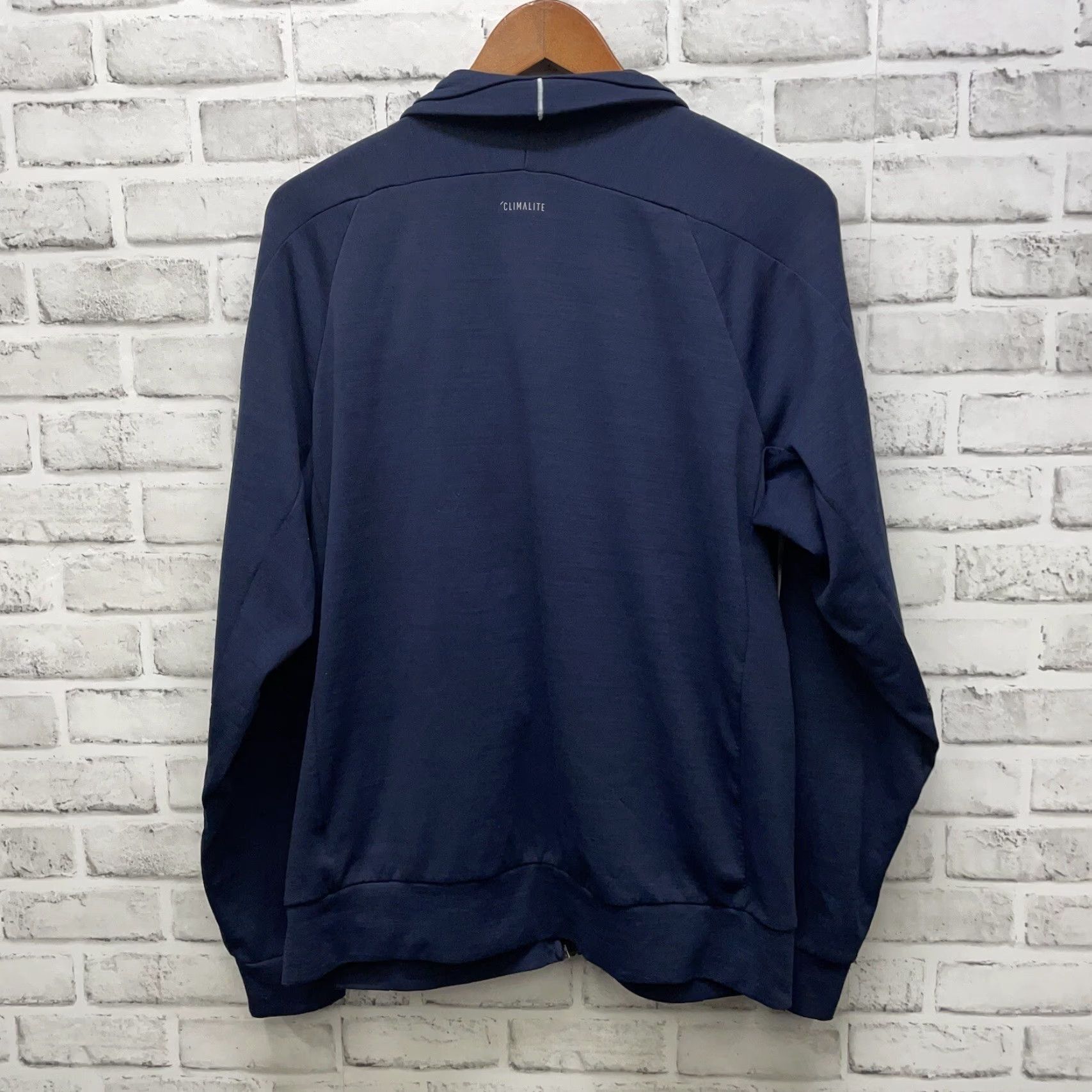 Adidas Adidas Jacket Mens Size L Blue Athletic Zip-Up Basic Jacket Size US L / EU 52-54 / 3 - 5 Thumbnail