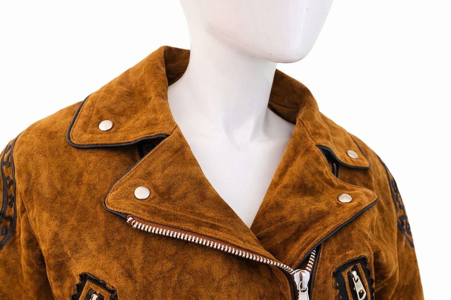 Jean Paul Gaultier Jean Paul Gaultier Ghezzi Fringe Leather Western Jacket Size M / US 6-8 / IT 42-44 - 3 Thumbnail