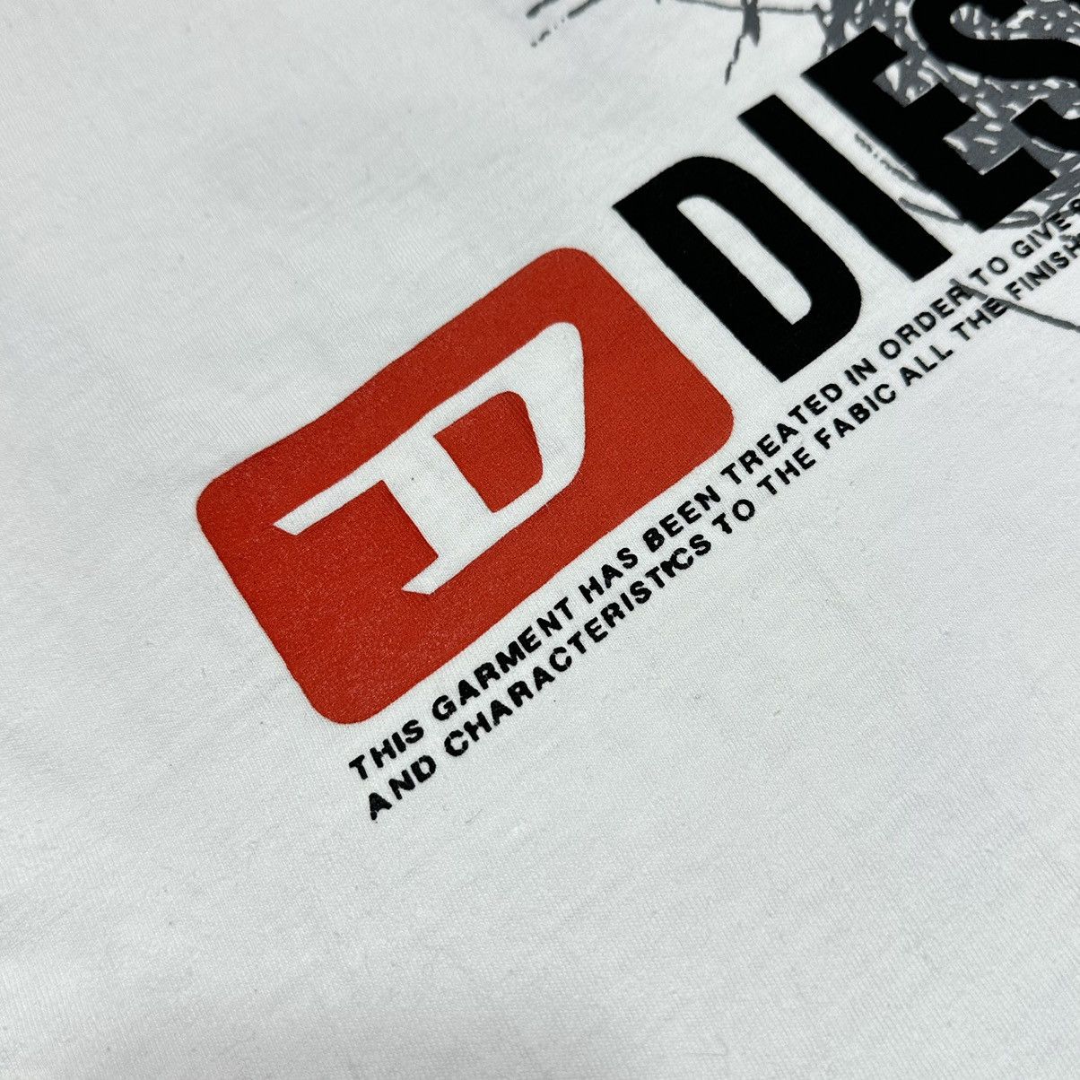 Diesel Vintage Diesel Big Logo Tee / T Shirt Size US L / EU 52-54 / 3 - 3 Thumbnail