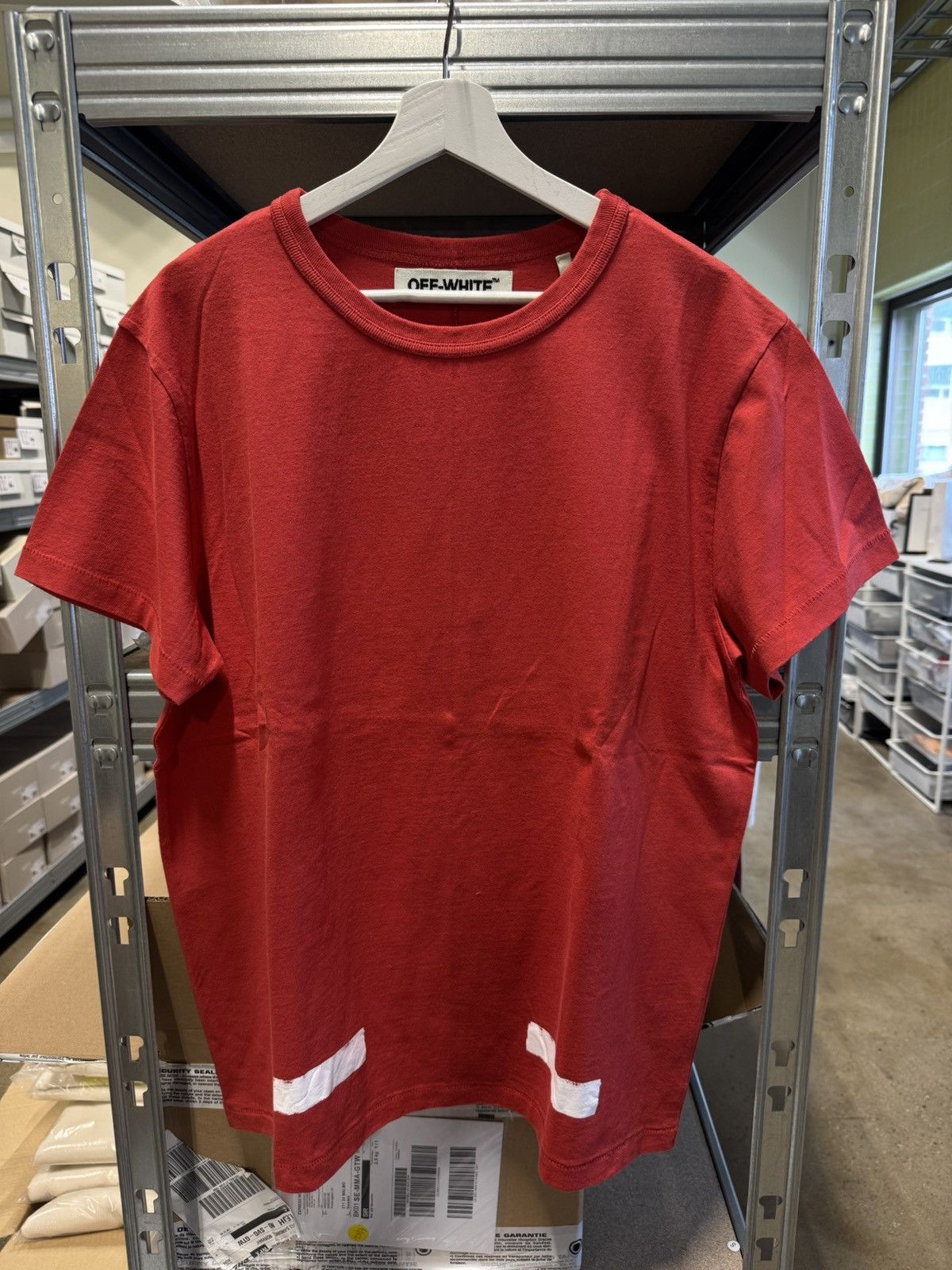 Off-White Off-White Diag Printed T-Shirt NEW Size US M / EU 48-50 / 2 - 2 Thumbnail