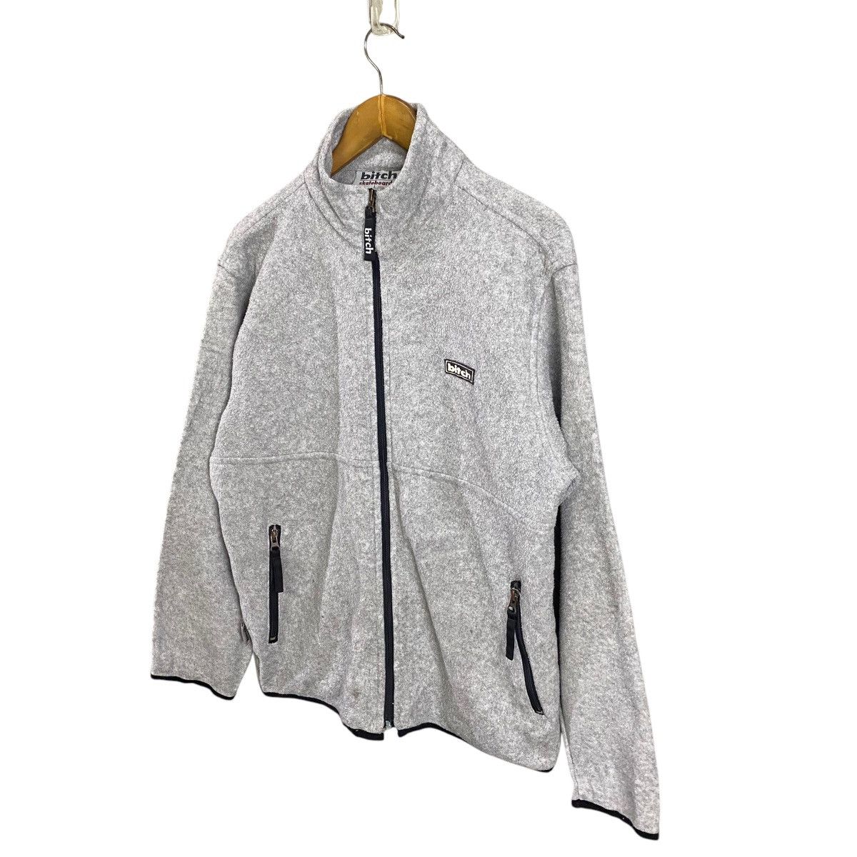 Vintage Vintage Bitch Skateboard fleece jacket Size US L / EU 52-54 / 3 - 3 Thumbnail