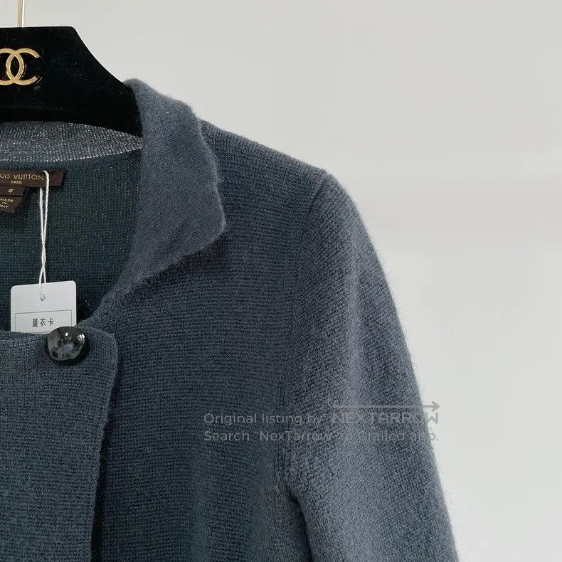 Louis Vuitton Louis Vuitton Double-breasted knit jacket Size S / US 4 / IT 40 - 3 Thumbnail