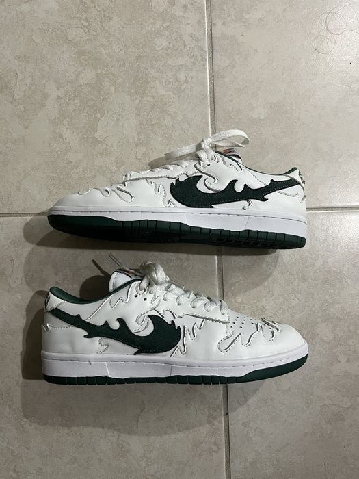 配送ネットワーク ESENES Wildfire Forest Green Dunk - 靴