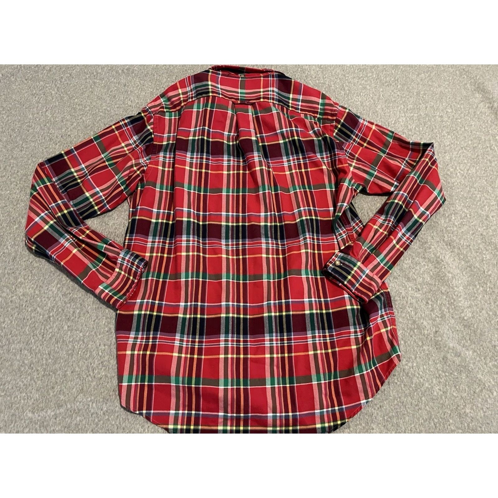 Polo Ralph Lauren Polo Ralph Lauren Long Sleeve Button-Up Shirt Plaid Red Mens Large Size US L / EU 52-54 / 3 - 3 Thumbnail
