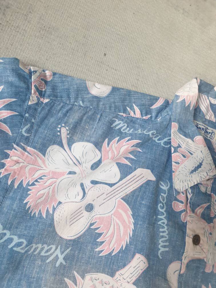 Sugar Cane Sun Surf Japanese brand toyo enterprise Hawaiian shirt Size US M / EU 48-50 / 2 - 12 Thumbnail