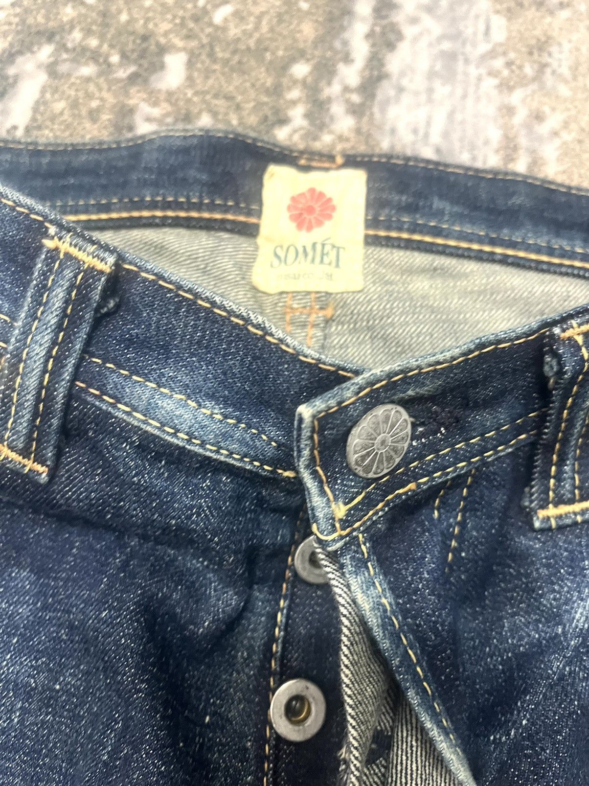 Japanese Brand Somet Tonsei Japanase Brand Bootcut Denim Brand Size US 30 / EU 46 - 3 Thumbnail