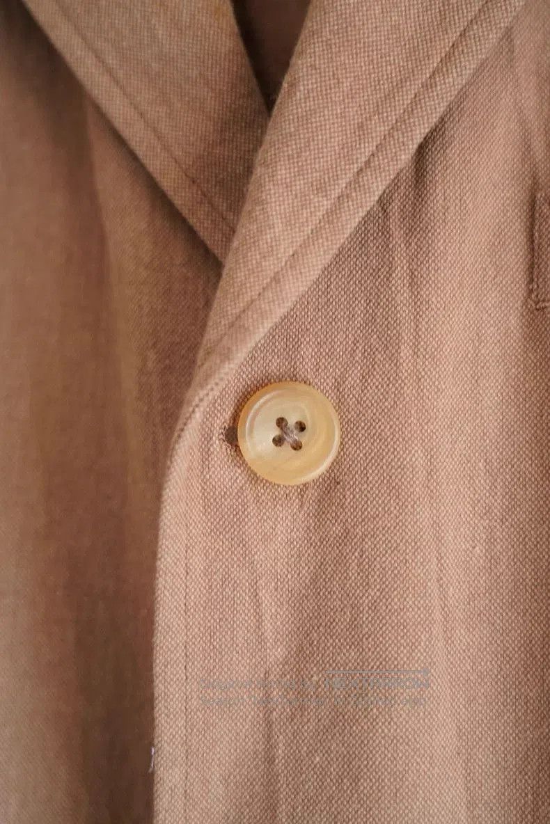 Yohji Yamamoto Yohji Yamamoto 01SS Persimmon Dyed Texture Suit. Size US S / EU 44-46 / 1 - 4 Thumbnail