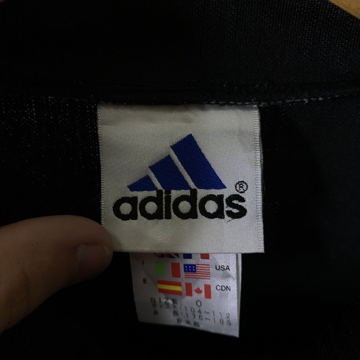 Adidas Vintage 1990s Adidas Drill Tracktop Jacket Size US L / EU 52-54 / 3 - 4 Thumbnail