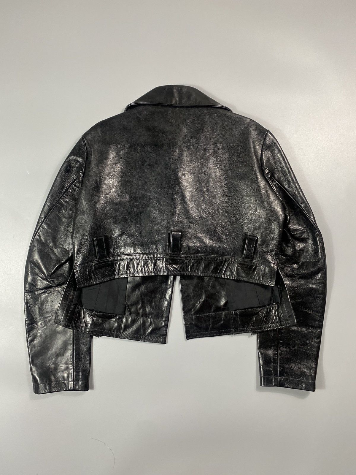 Yohji Yamamoto AW 2007- Yohji Yamamoto- Museum/Exhibit Piece Leather Jacket Size S / US 4 / IT 40 - 23 Thumbnail