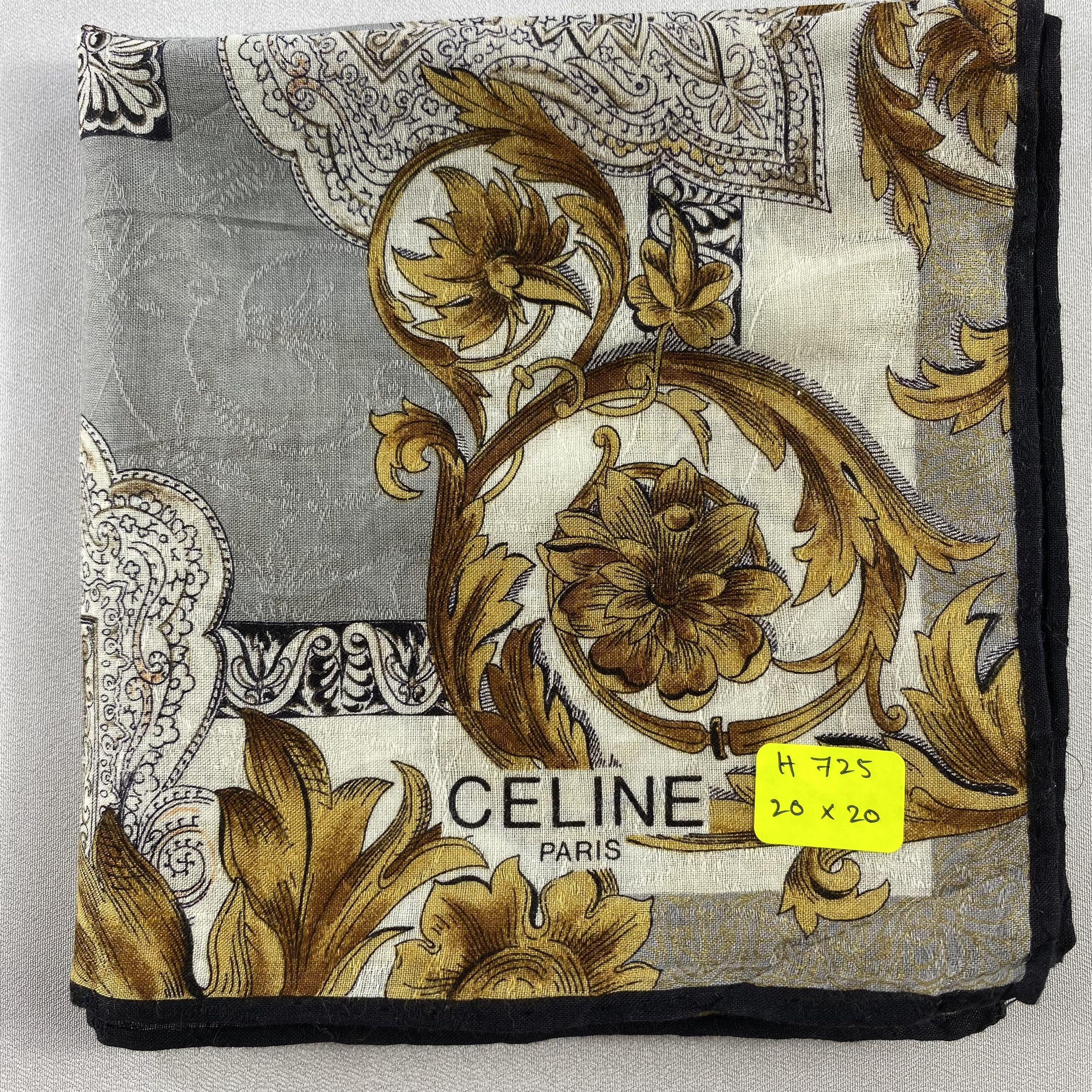 Celine × Vintage Celine Bandana/ Handkerchief / Neckerchief Size ONE SIZE - 5 Thumbnail