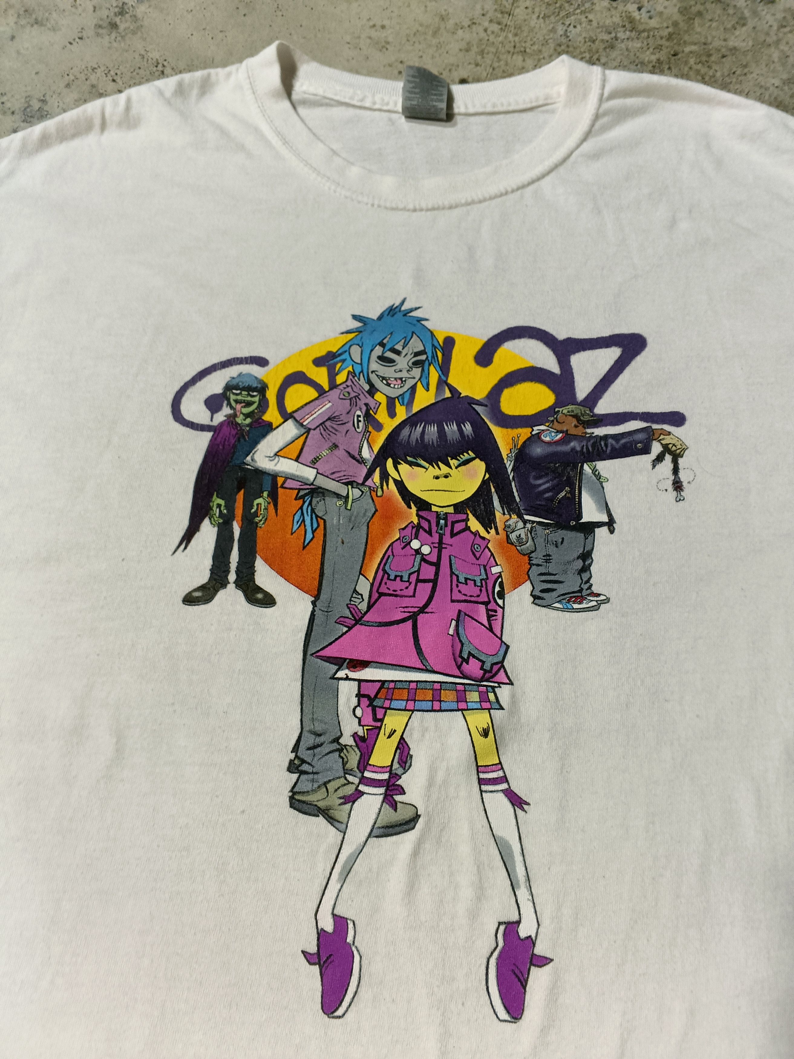 Band Tees Vintage Y2K Band Gorillaz Size L / US 10 / IT 46 - 2 Thumbnail
