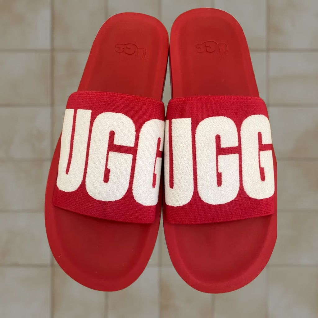 Ugg UGG Zuma Pink Womens Sandals 9 Slip On Casual Cushioned Floral Slip-On Slide Flat Shoes Size US 9 / IT 39 - 1 Thumbnail
