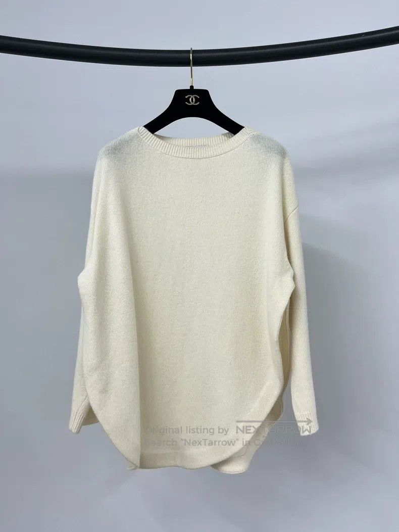 Valentino Valentino White cashmere wool sweater Size XXS / US 00 / IT 34 - 1 Thumbnail