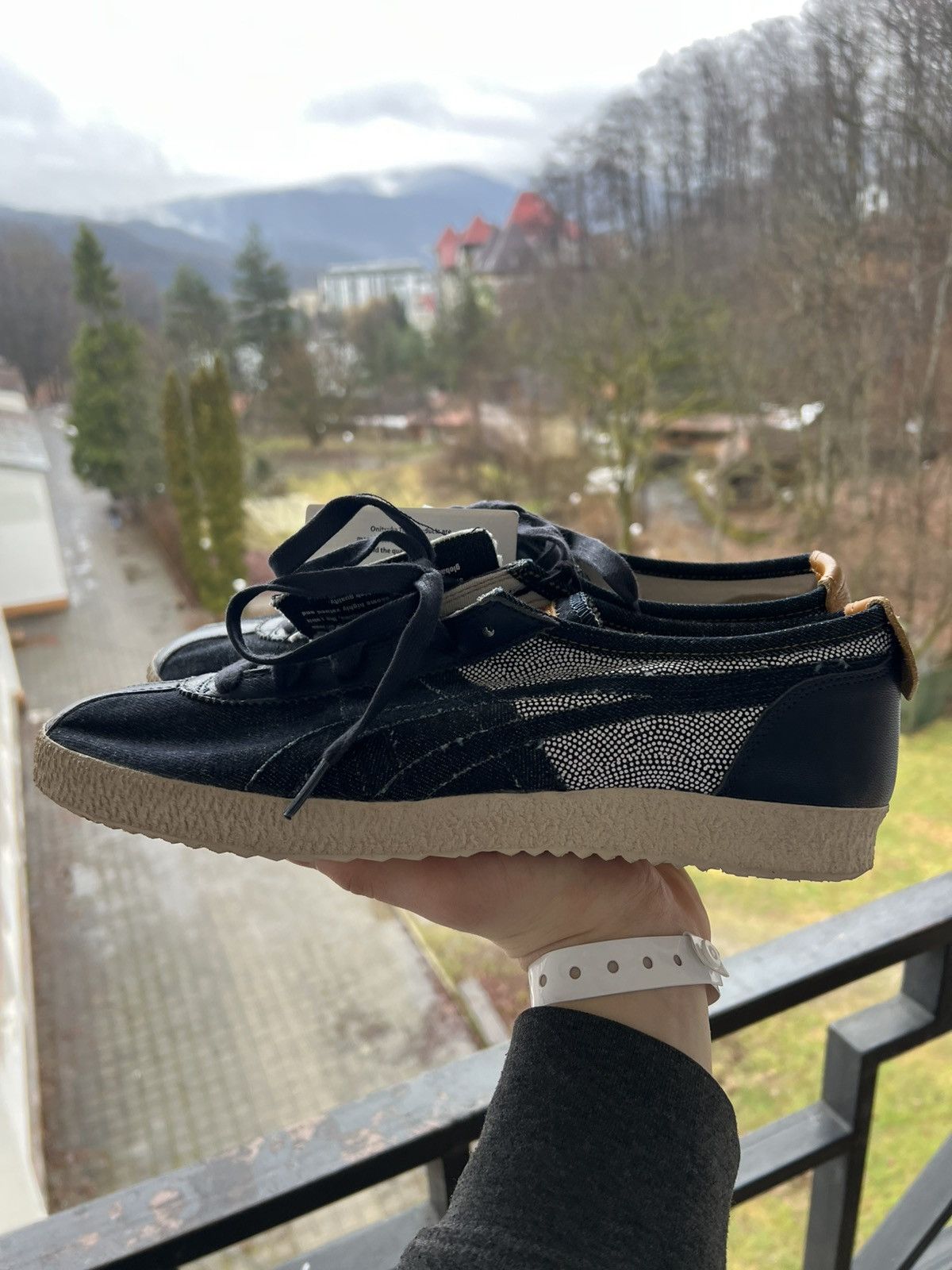 Onitsuka Tiger Vintage Asics Onitsuka Tiger Mexico Okayama Denim Sneakers Size US 10.5 / EU 43-44 - 4 Thumbnail