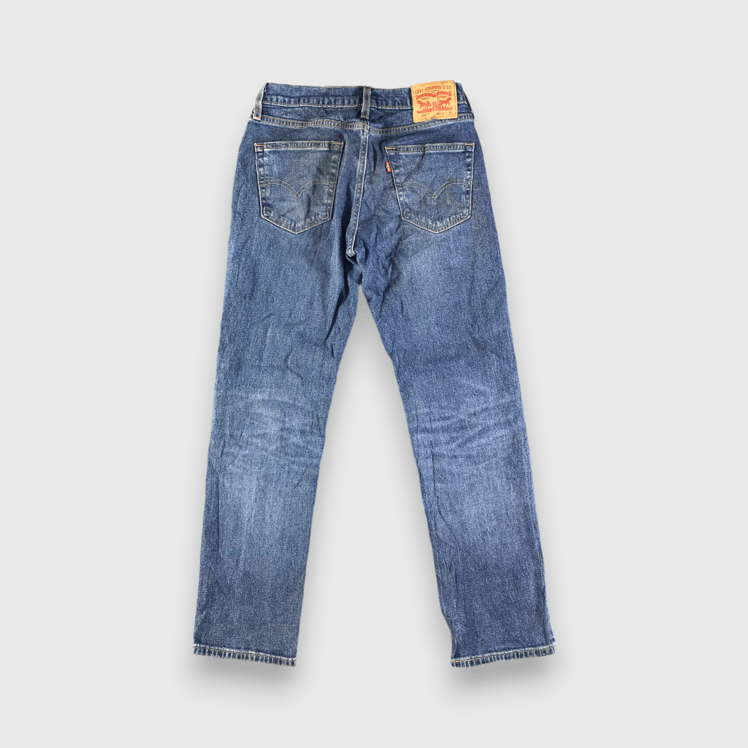 Levi's Vintage Blue Wash Levis 514 Jeans-J4097 Size US 28 / EU 44 - 2 Thumbnail