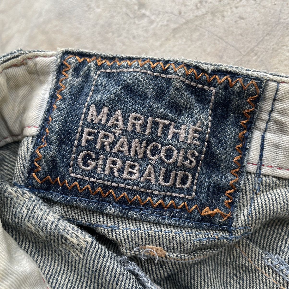 Marithe + Francois Girbaud Marithe Francois Girbaud Vkei Punk Distressed Straight Jeans Size US 32 / EU 48 - 12 Thumbnail